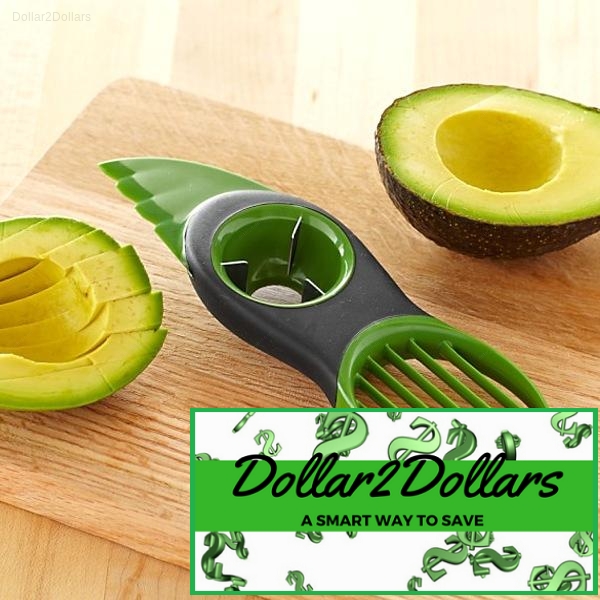 3 In 1 Vegetable Tools Avocado Slicer With Soft, Non-Slip Grip