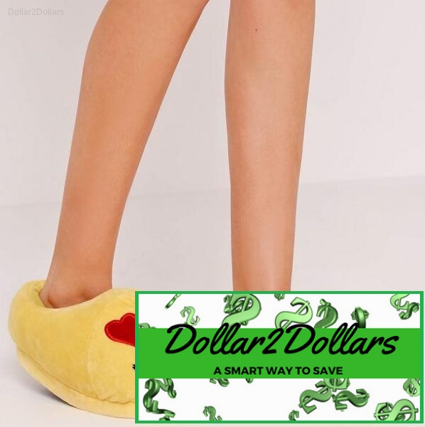 Women Warm Plush Emoji Slippers