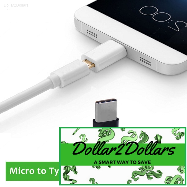 5Pcs USB-C Type C To Micro USB Data Charger Adapter For Android