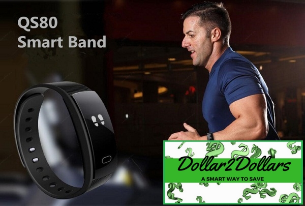 Diggro QS80 Heart Rate, Blood Pressure Smart Armband Watch