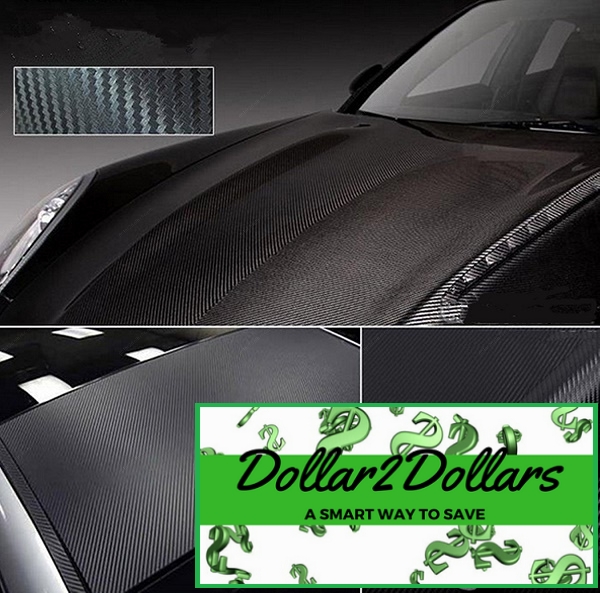 3D Carbon Fiber Vinyl Car Wrap Sheet Film Decals For Car Body