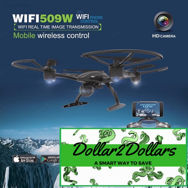 Mobile Phone Control Drone JXD 509W WiFi FPV With 720P Camera