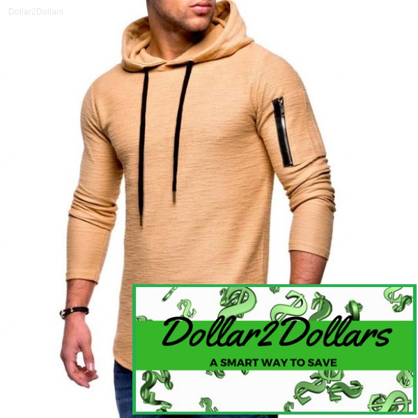 Men’s Solid Hoodie Sweatshirt