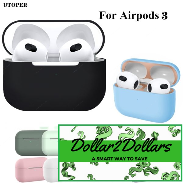Soft Liquid Silicone Case For Air Pods 3 Wireless Bluetooth Earphone With Protective Case
